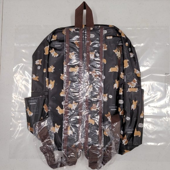 Waterproof Corgi Large Backpack for School Travel - Picture 7 of 11